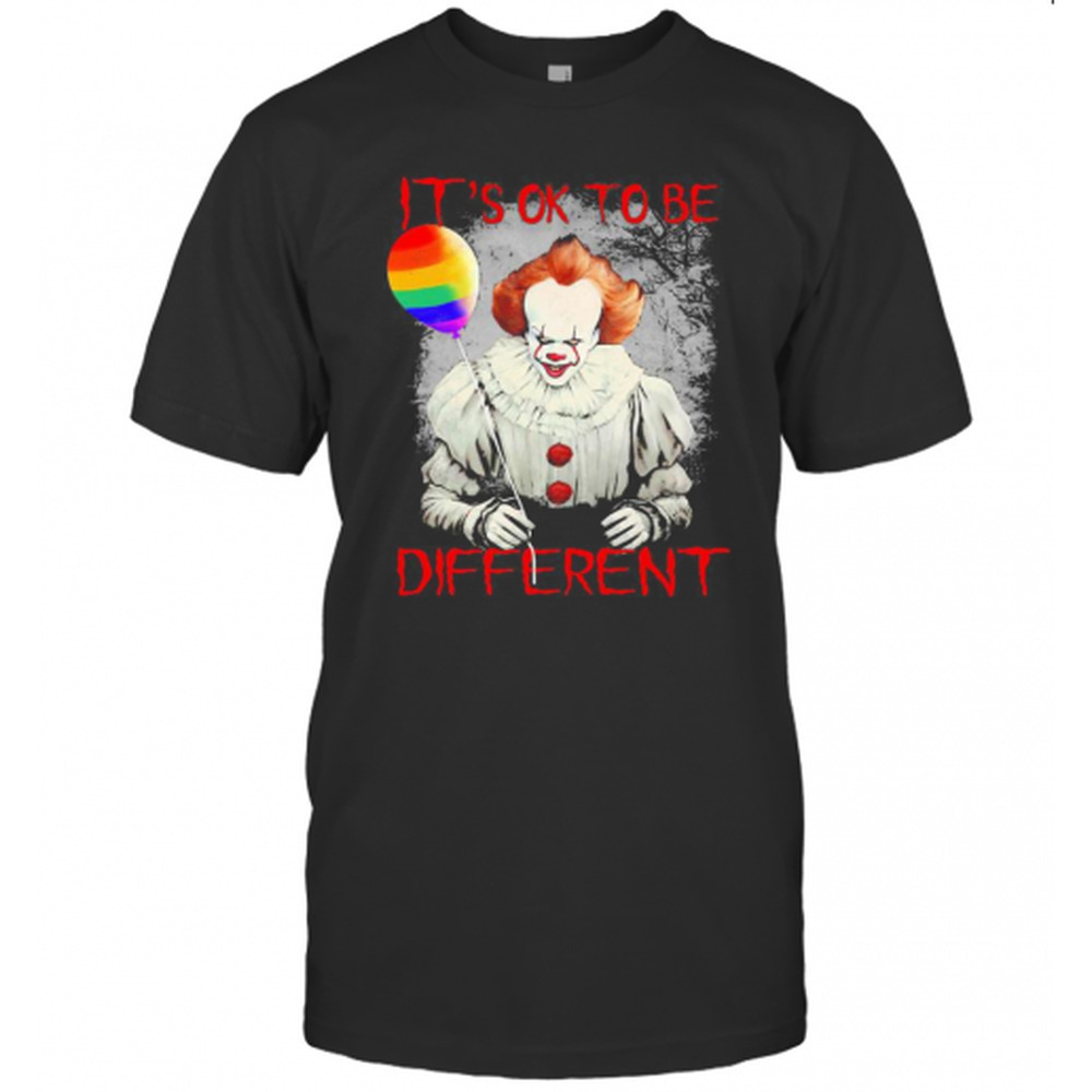 Lgbt  Pennywise Its Ok To Be Different T-Shirt